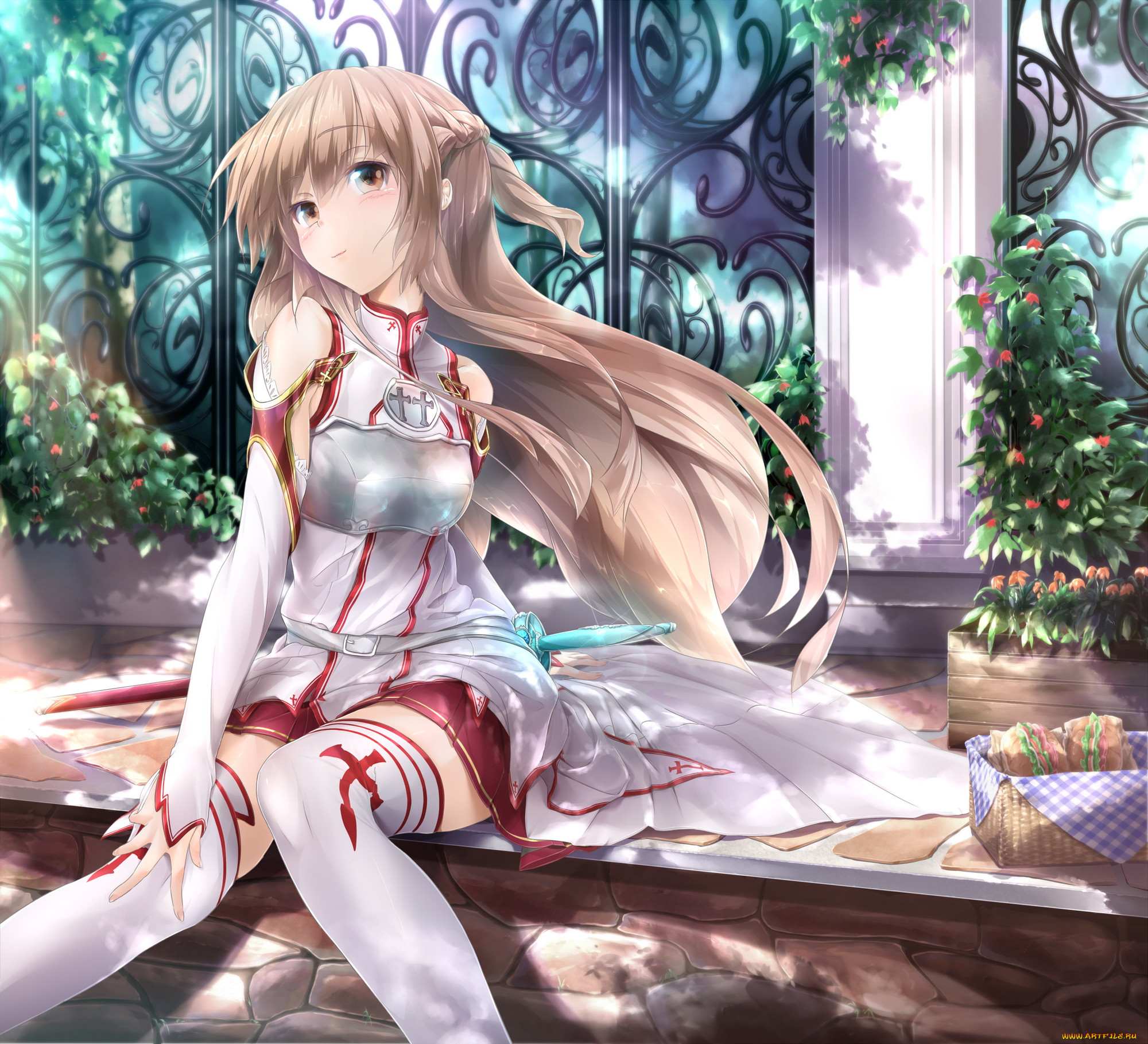 , sword, art, online, yuuki, asuna